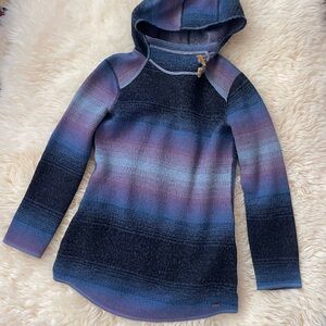 Prana Blue and Purple Wool Women's Tunic